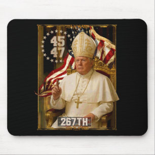 Mousepad Pope Trump Engraçado Presidente Trump 1