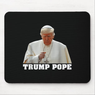 Mousepad Pope Trump Funny Trump Vaticano Christian Retro Ch