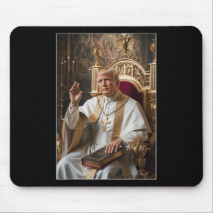 Mousepad Pope Trump Funny Trump Vaticano Christian Retro Ch