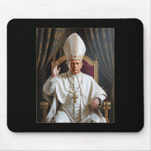 Mousepad Pope Trump Funny Trump Vaticano Christian Retro Ch