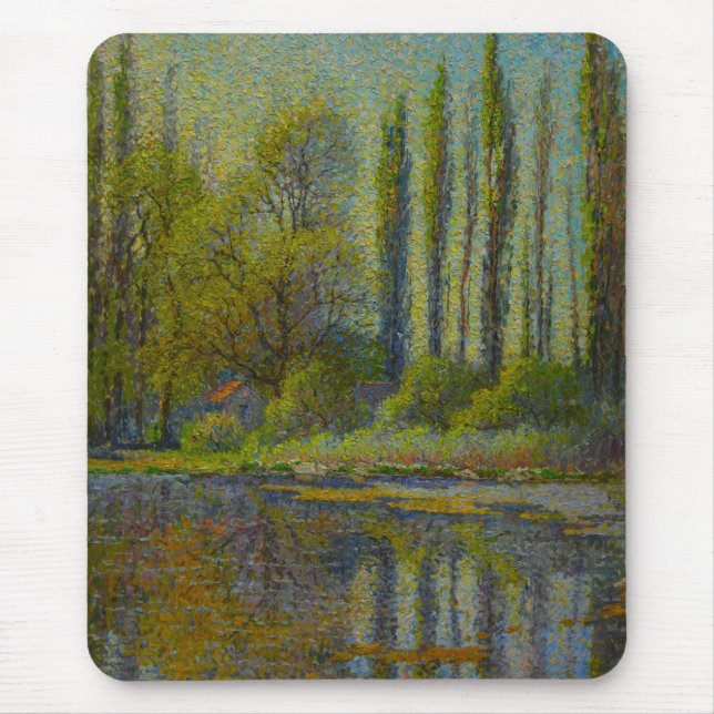 Mousepad Poplar Trees em Primavera (Utah Landscape) (Arte d (Frente)