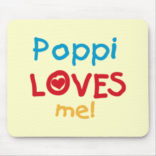 Mousepad Poppi me ama T-shirts e presentes