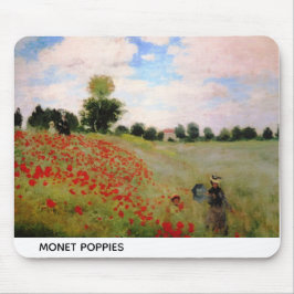 Mousepad Poppies Monet