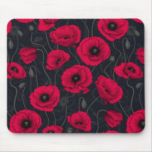 Mousepad Poppies vermelhos