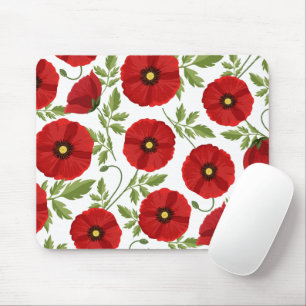 Mousepad Poppy alegre Flores de Verão