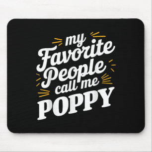 Mousepad Poppy Art Para Avô A Partir De Netos Dia de os pai