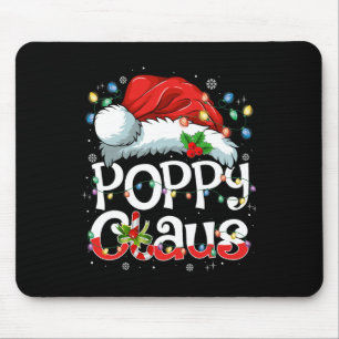 Mousepad Poppy Claus Xmas Papais noeis que Correspondem ao