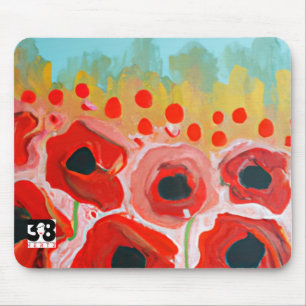 Mousepad Poppy Fields