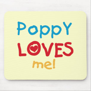 Mousepad Poppy me ama t-shirts e presentes