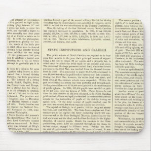 Mousepad População americana por Altitude, 1880-1890