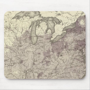 Mousepad População dos EUA 1850