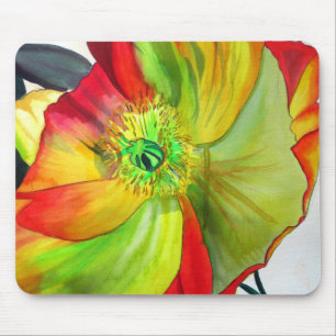 Mousepad Popy Art macro