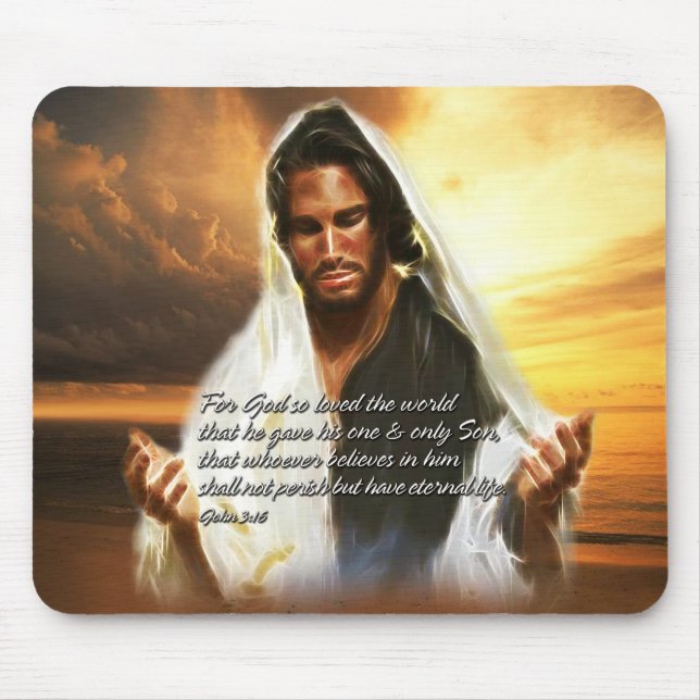 Mousepad Por Deus tão amado o mundo 1 (Frente)