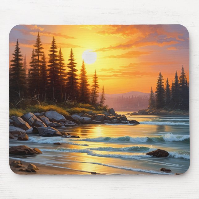 Mousepad pôr do sol (Frente)