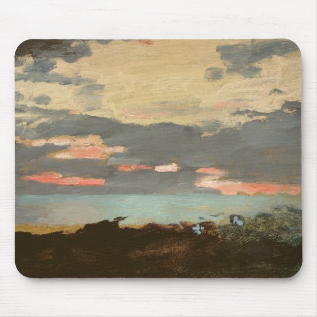 Mousepad Por do sol, baía de Saco (Frente)