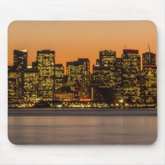 Mousepad Por do sol bonito em San Francisco (Frente)