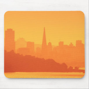 Mousepad Por do sol brilhante de San Francisco