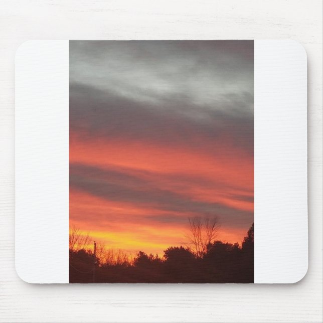Mousepad Pôr do Sol da Nova Inglaterra (Frente)