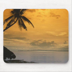 Mousepad Por do sol da praia