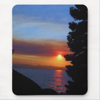 Mousepad Por do sol de Lake Tahoe