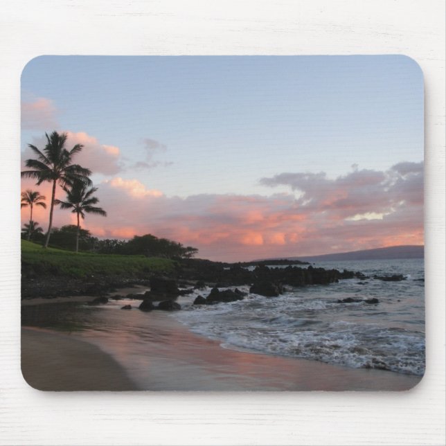 Mousepad Por do sol de Maui (Frente)