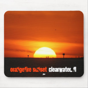 Mousepad Por do sol de OrangeFire por Ybor
