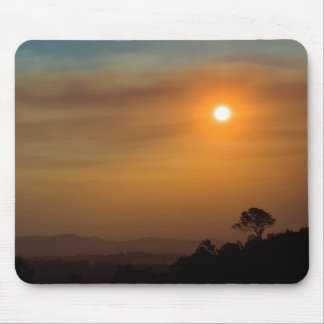 Mousepad Por do sol do Bushfire