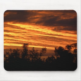 Mousepad Por do sol do verão em Canberra