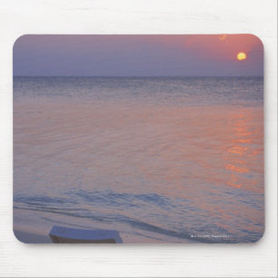 Mousepad Por do sol e mar