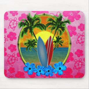 Mousepad Por do sol e prancha