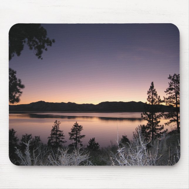 Mousepad Por do sol em Lake Tahoe (Frente)
