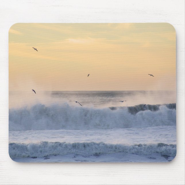 Mousepad Por do sol em Rockaway (Frente)