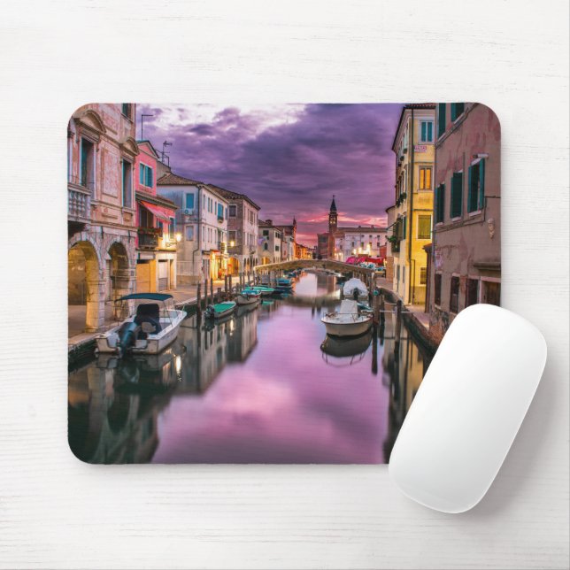 Mousepad Pôr do sol em Veneza (Com mouse)