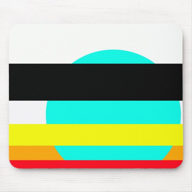 Mousepad pôr do sol marciano (Frente)