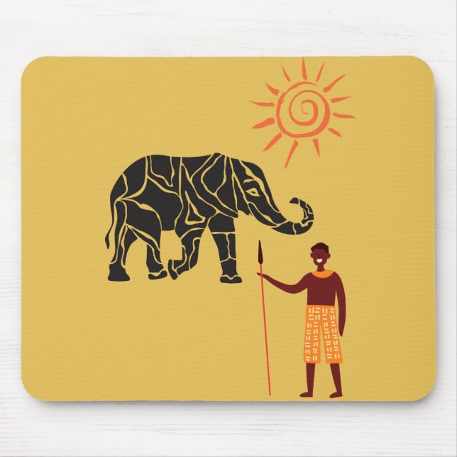 Mousepad pôr do sol na África (Frente)