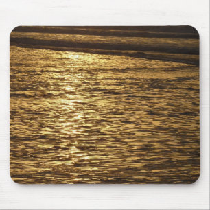 Mousepad Pôr do Sol na Califórnia Ondas Oceano Paisagem Mar