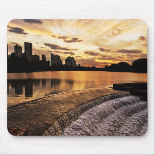 Mousepad Por do sol na cidade Londrina