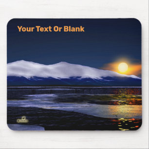 Mousepad Pôr Do Sol No Gelo