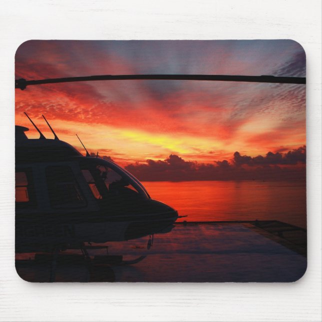 Mousepad por do sol no Golfo do México (Frente)