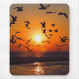 Mousepad Pôr do Sol no Lago Erie