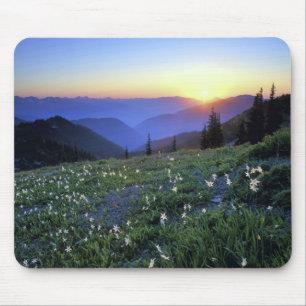 Mousepad Pôr do sol no Obstruciton Point, Parque Nacional O