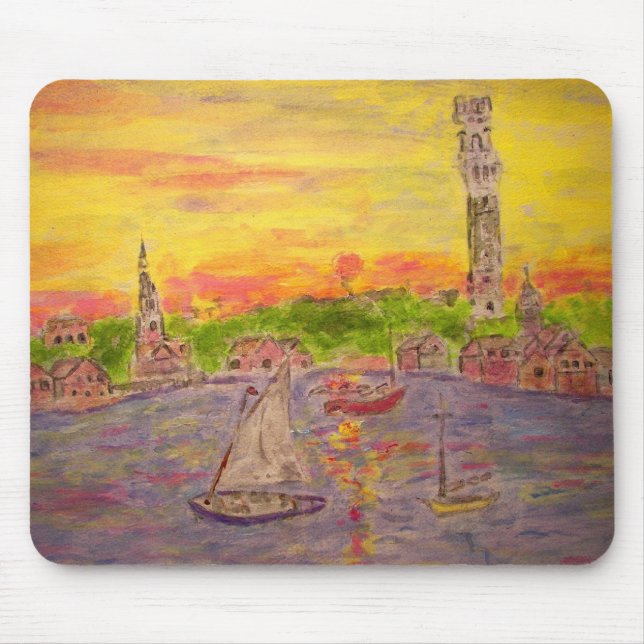 Mousepad pôr do sol novo na inglaterra (Frente)