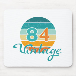 Mousepad Pôr do Sol Retro 84 Vintage Desgastado