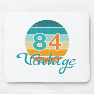 Mousepad Pôr do Sol Retro 84 Vintage Desgastado