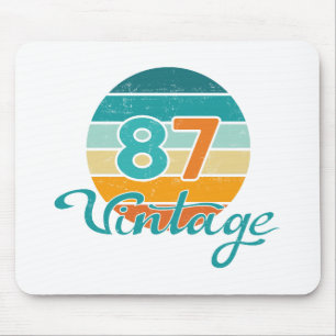 Mousepad Pôr do Sol Retro 87 Vintage Destruído