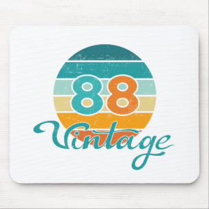 Mousepad Pôr do sol retrô 88 angustiado vintage