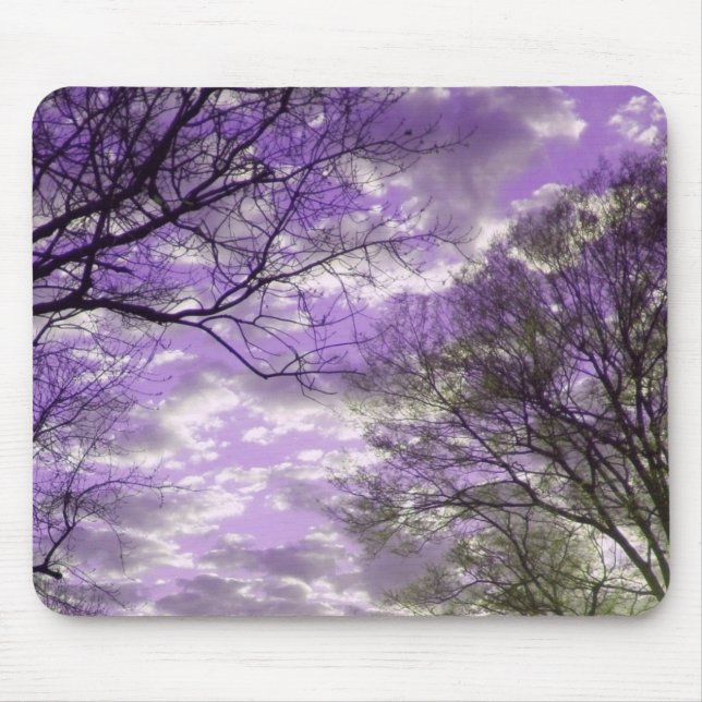 Mousepad Por do sol roxo (Frente)