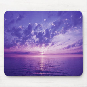 Mousepad Por do sol roxo bonito