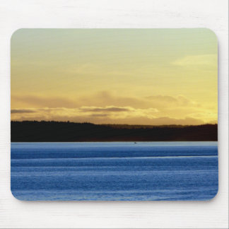 Mousepad Por do sol sobre a ilha de Bainbridge