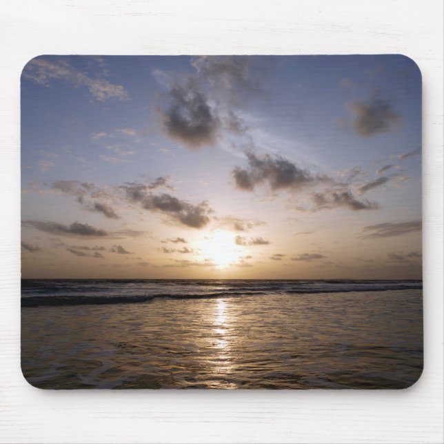 Mousepad Pôr do sol sobre o mar árabe (Frente)